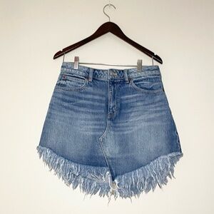 Free People Bailey Denim Mini Skirt Size 28